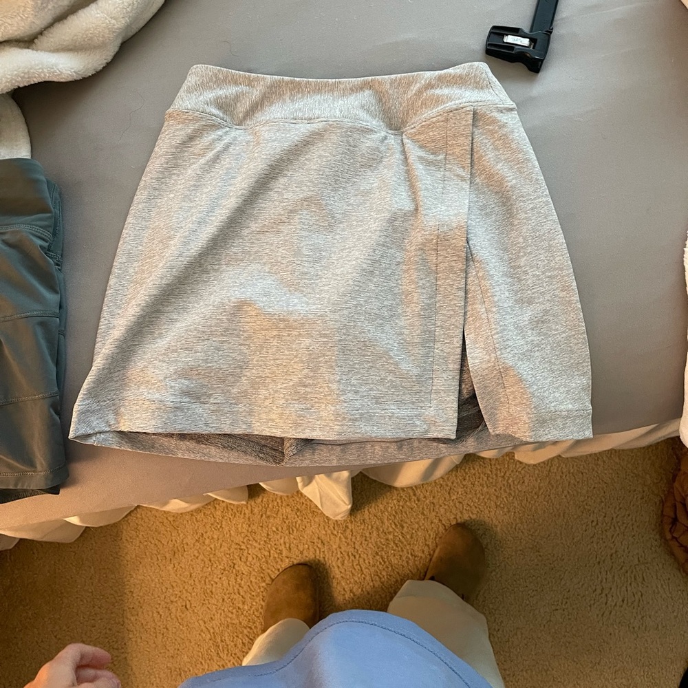 Outdoor voices grey tennis skirt
